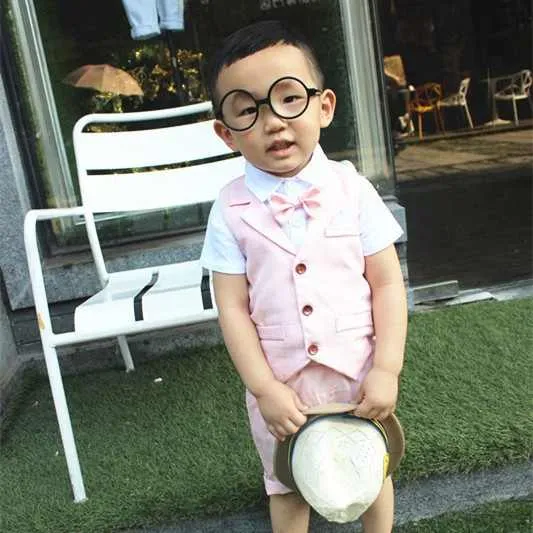 أطقم ملابس أولاد جديد الصيف الأطفال ملابس . New Summer Boys Clothing Sets Children Formal Wear