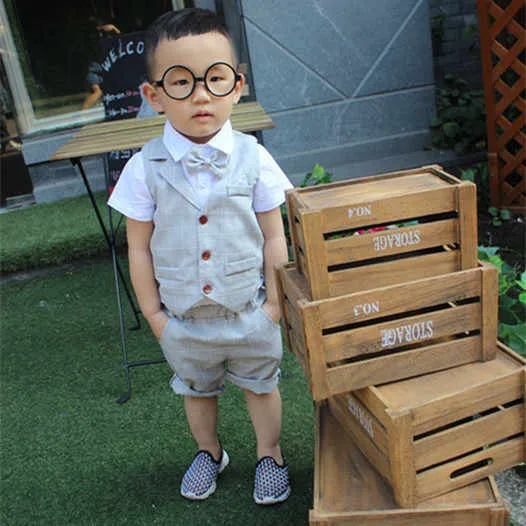 أطقم ملابس أولاد جديد الصيف الأطفال ملابس . New Summer Boys Clothing Sets Children Formal Wear