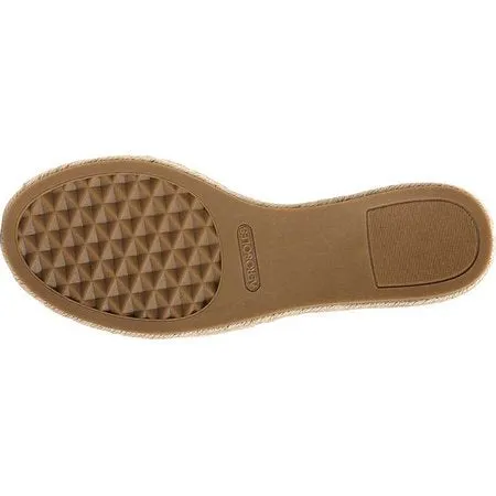 Aerosoles Women's Back Drop Flat Sandal Bronze Metallic Slip on Slide Mule
