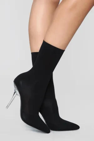 As You Know It Bootie - Black