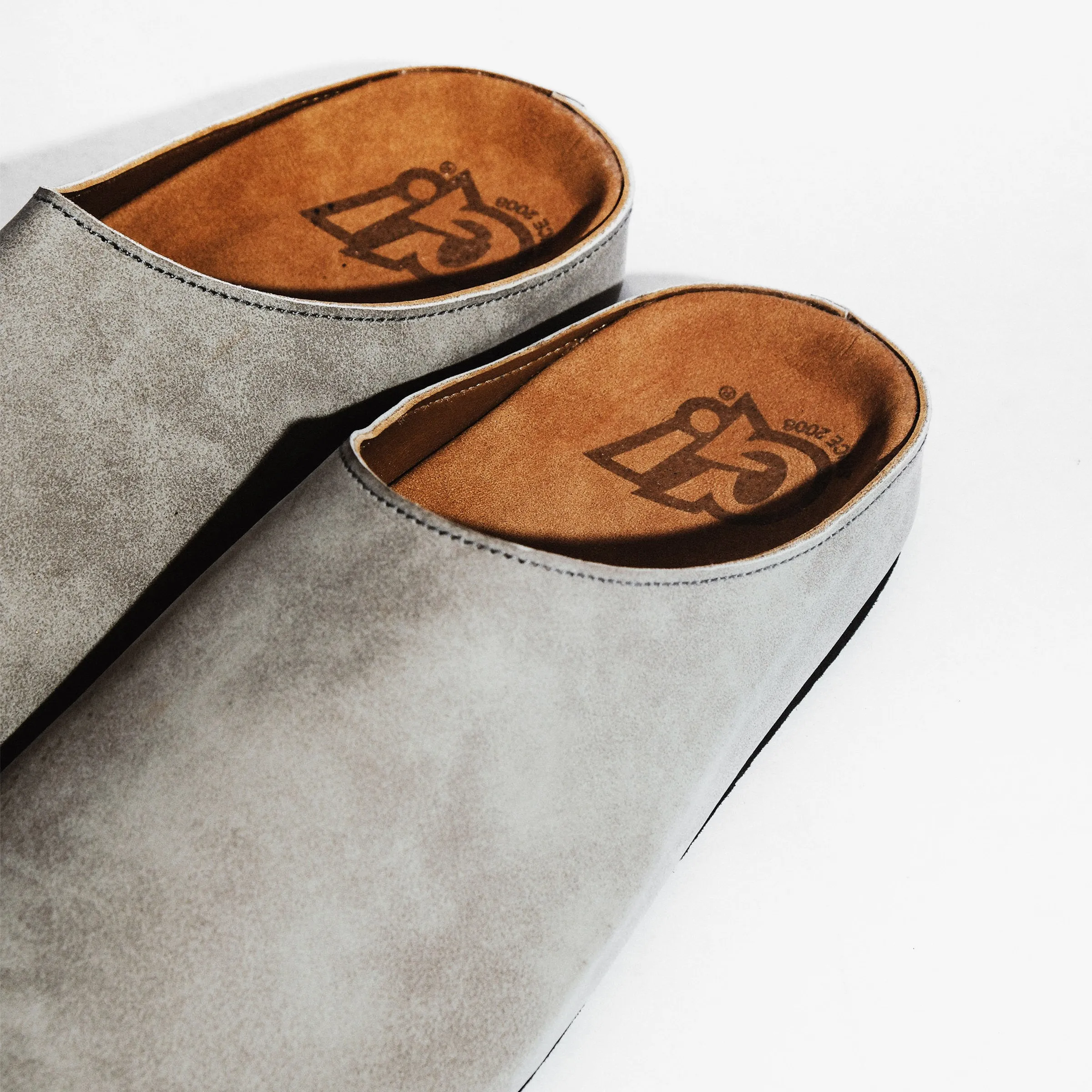 Ash Grey Mule