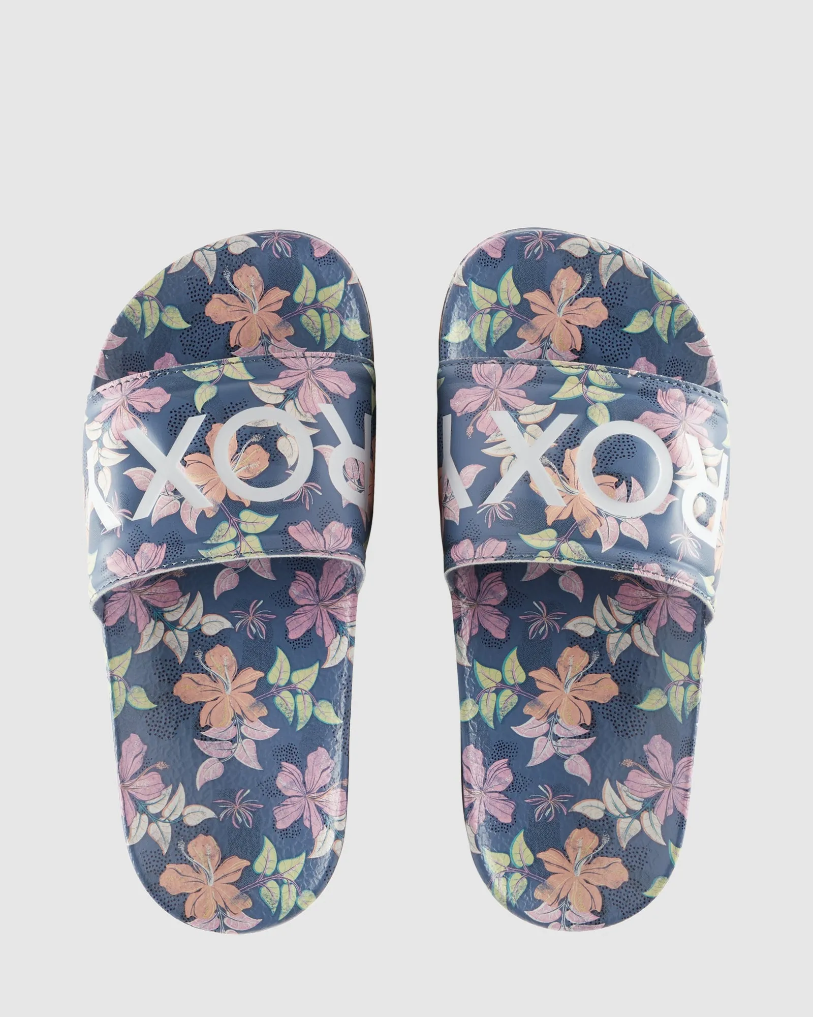 Girls 8-16 Slippy Printed Slides