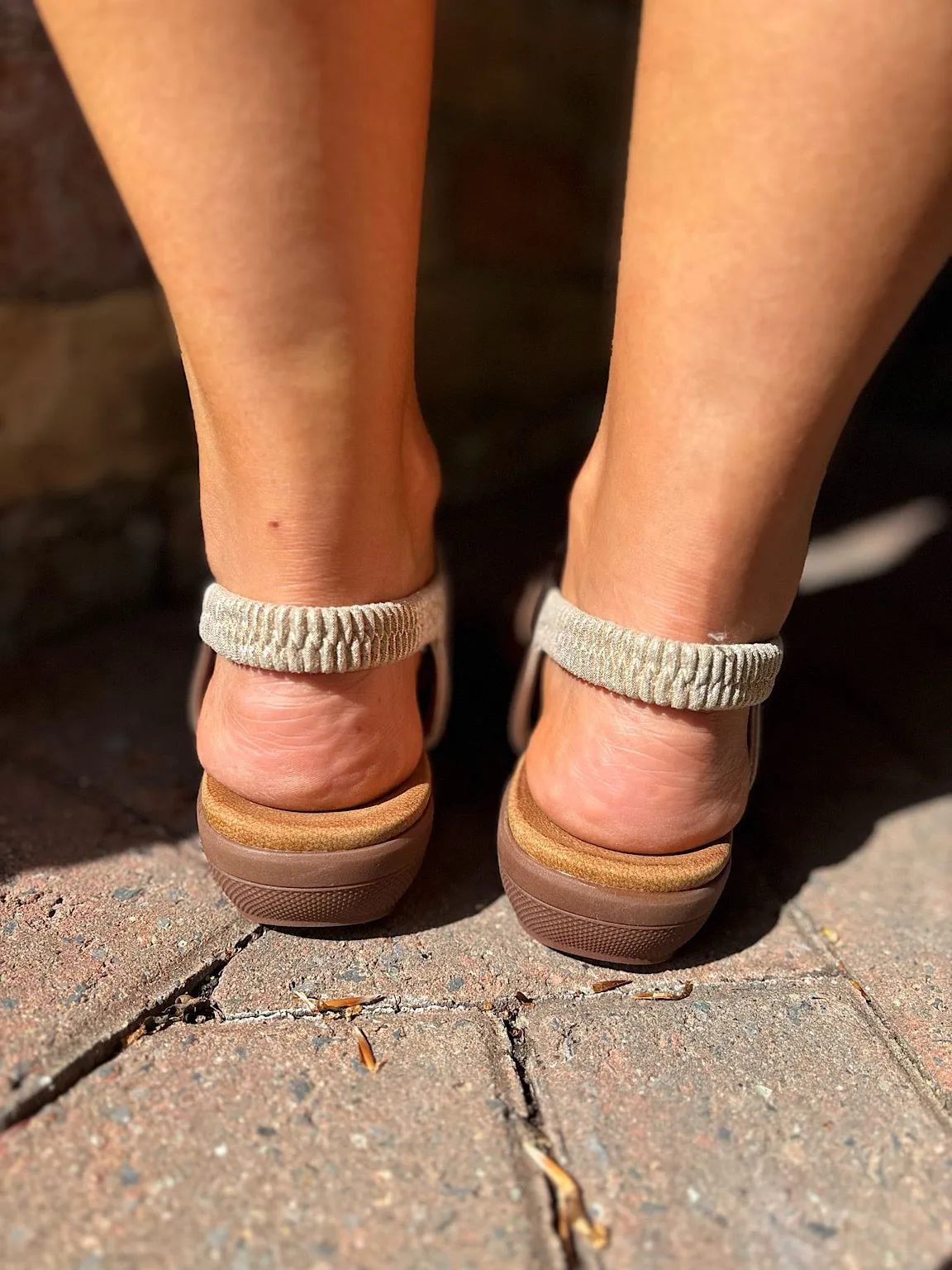 Gold Embellished Weave Strap Sandals
