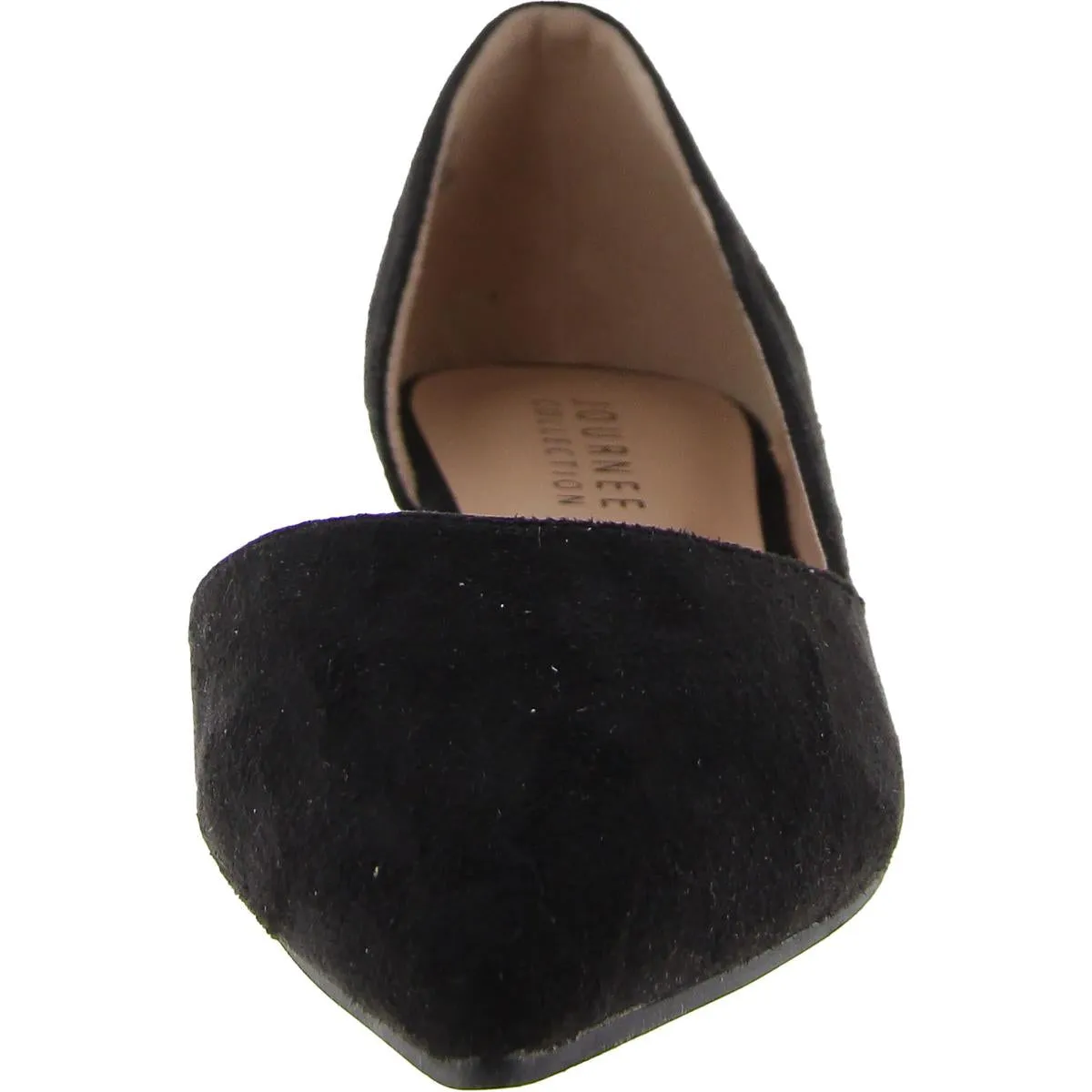 Journee Collection Womens Pointed Toe Open Side D'Orsay