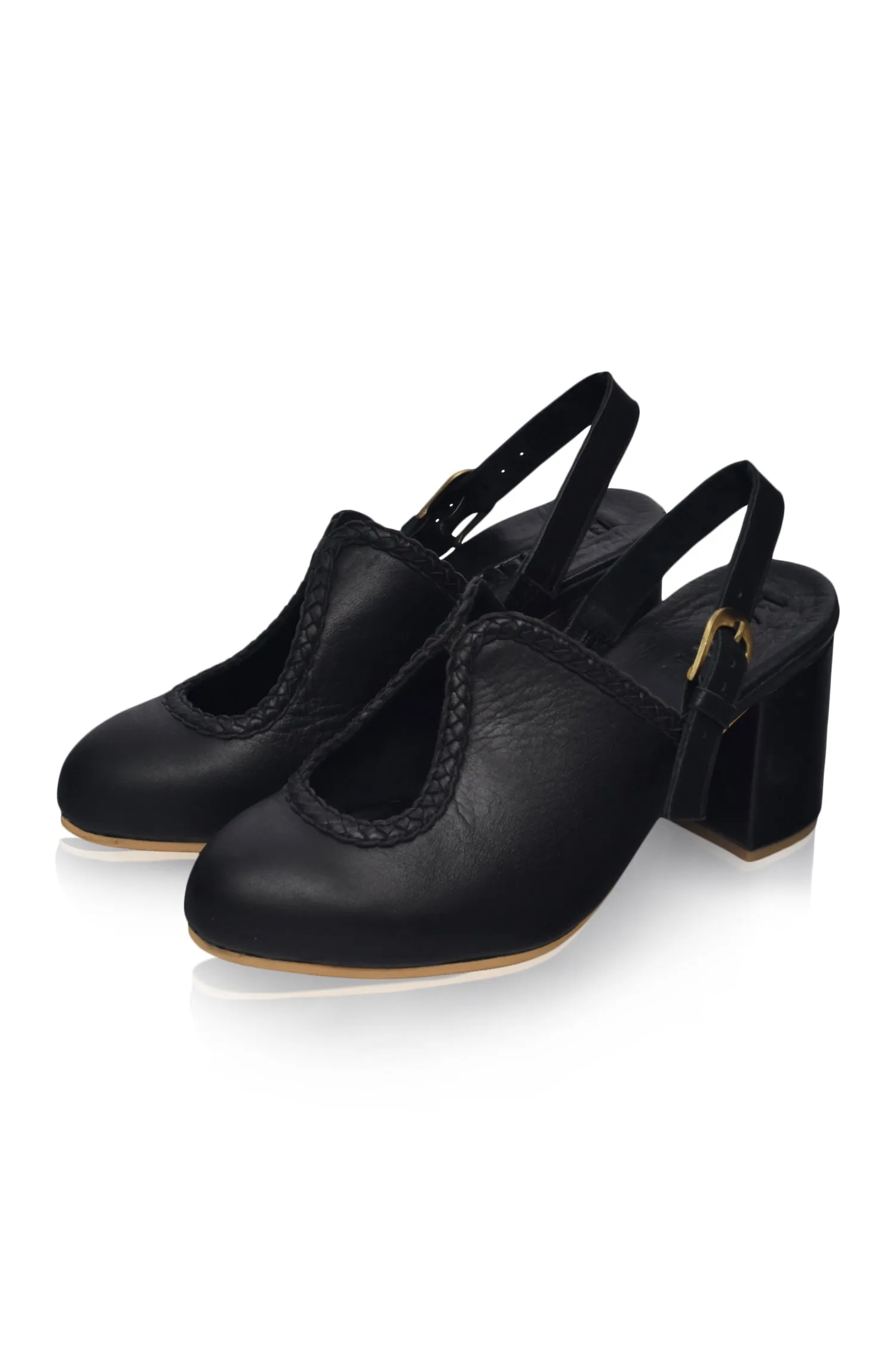 Lola Leather Mules