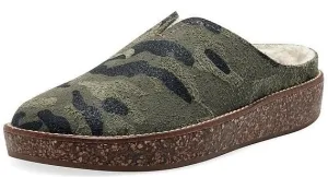 Lucky Brand Tamala 2 Camouflage Comfortable House Slipper Fur Lined Mule Sandals