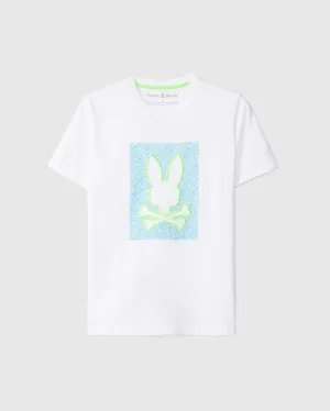 Men's Psycho Bunny Livingston Graphic Tee White