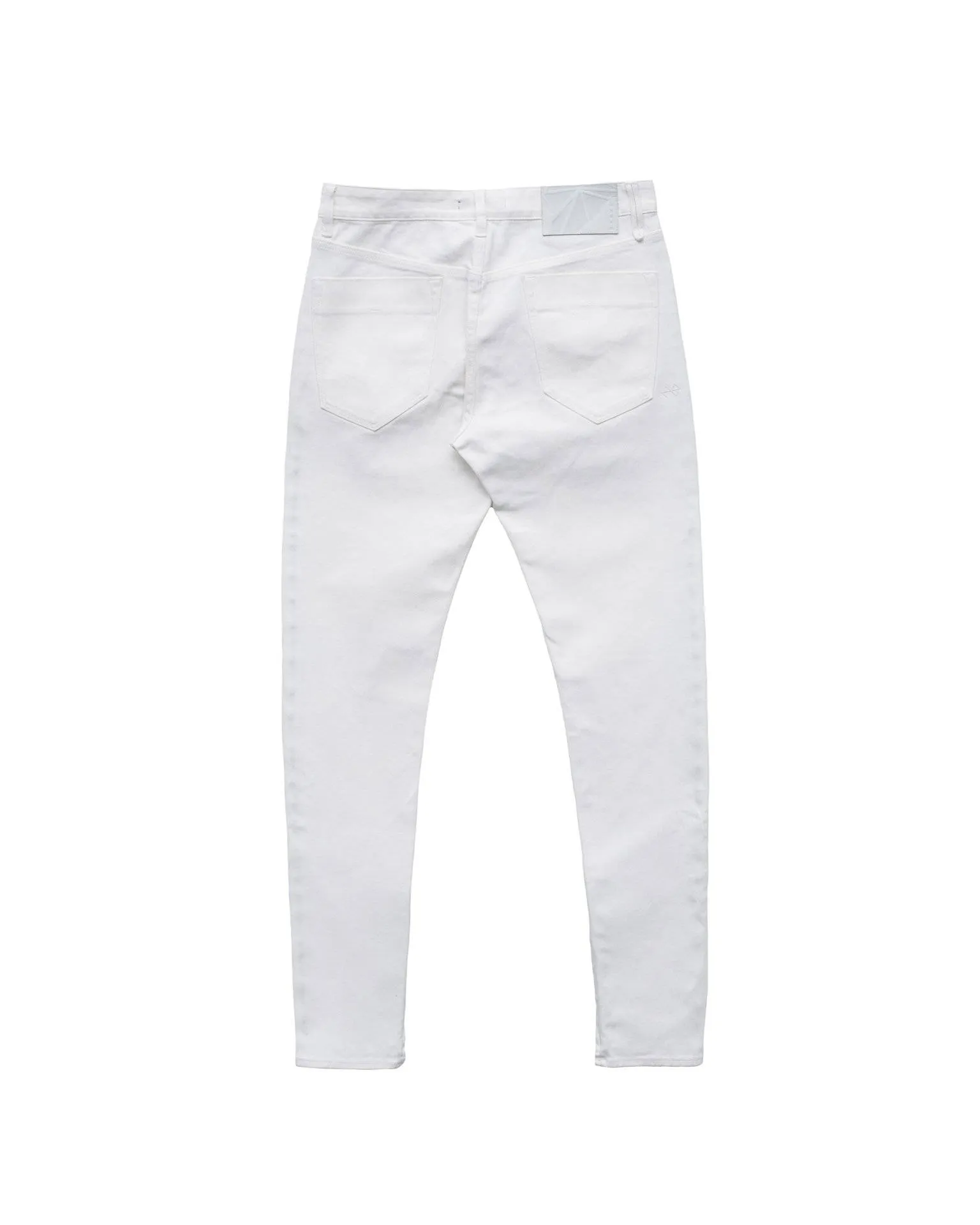 Men's Track Zip Denim in White