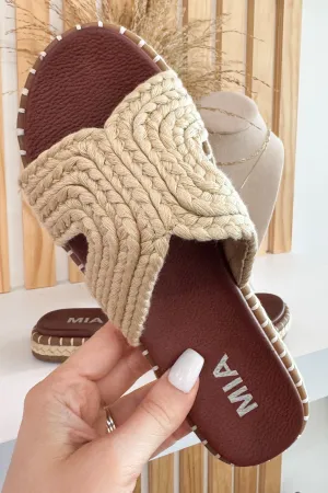 Mia Sirah Sandals (Natural)
