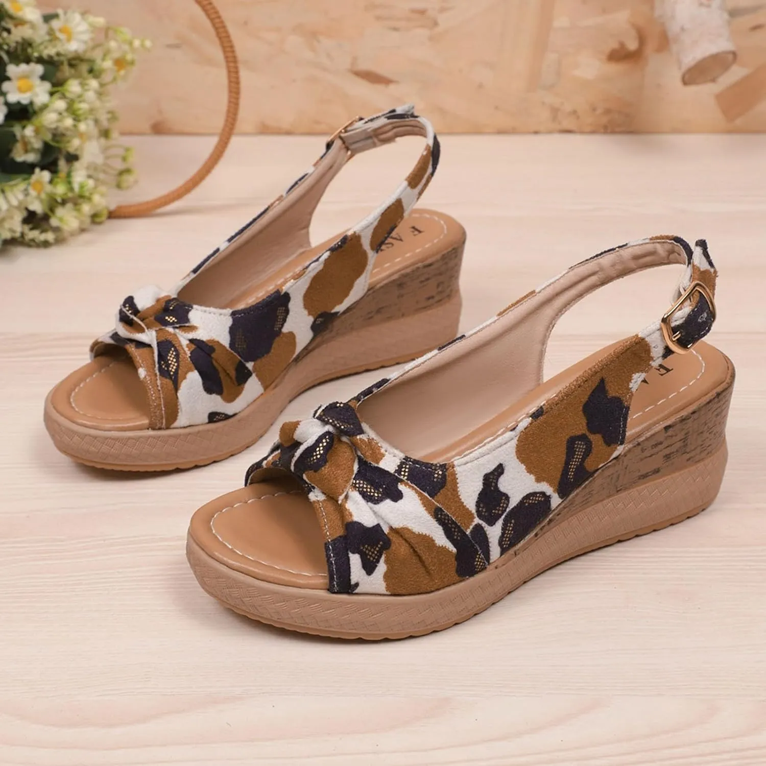 Orthopedic Sandals for Women,Casual Comfort Breathable Open Toe Mesh Thick Sole Backless Sandals 2025 Summer Comfortable Memory Foam Non Slip Beach Ankle Strap Platform Shoes