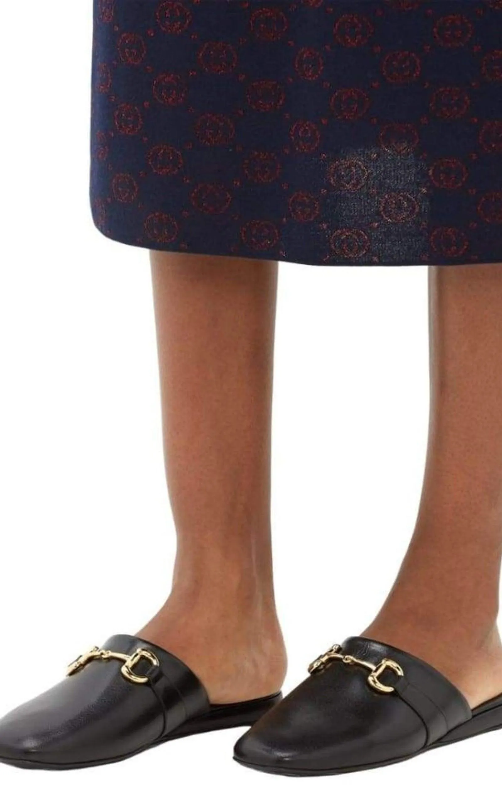 Pericle Horsebit Leather Slippers