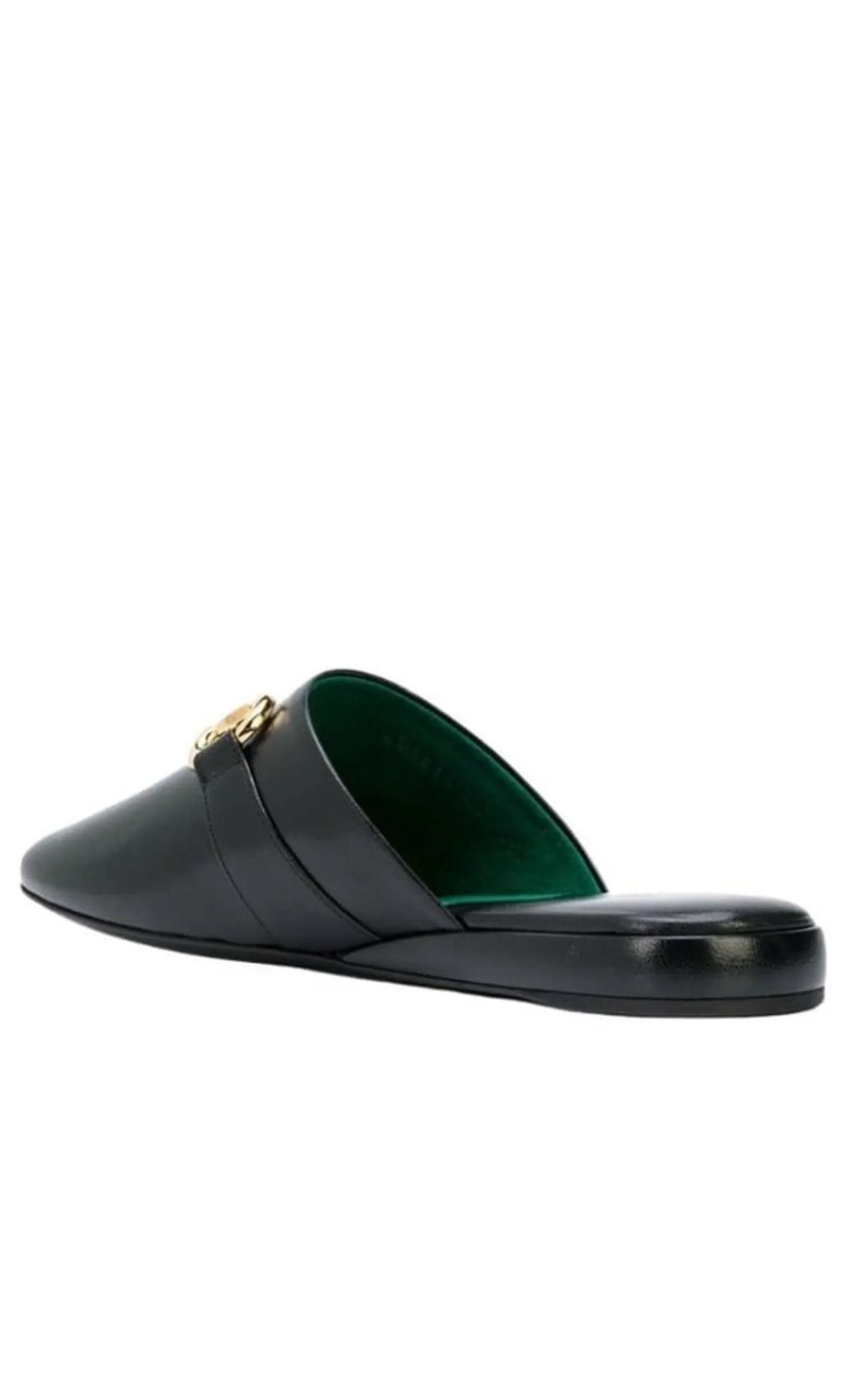 Pericle Horsebit Leather Slippers