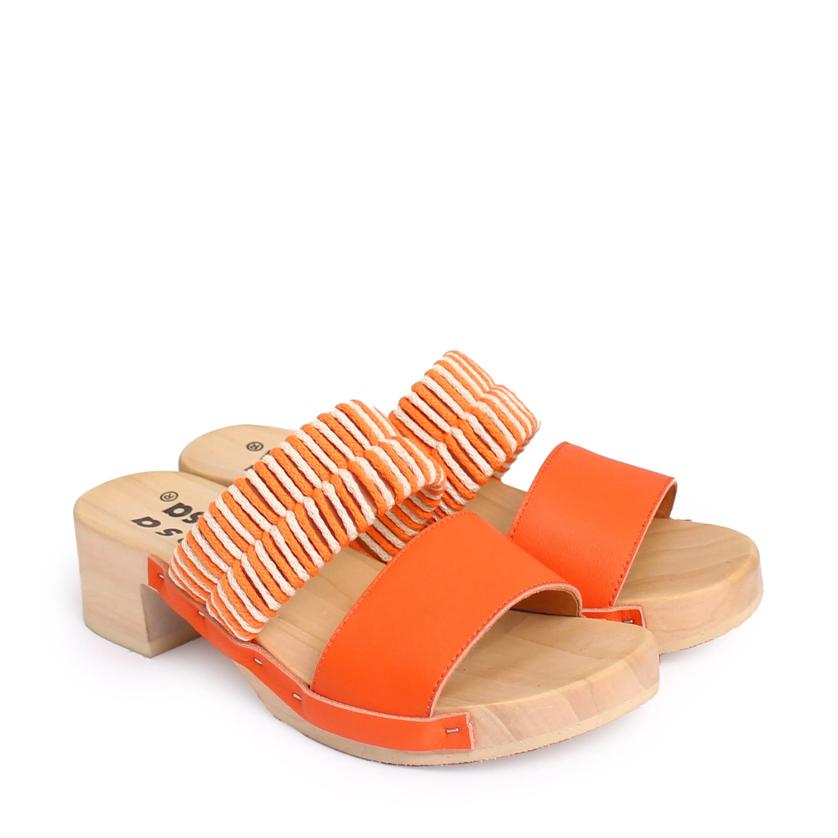 ROCCO KNOT SANDALS   ORANGE NATURAL