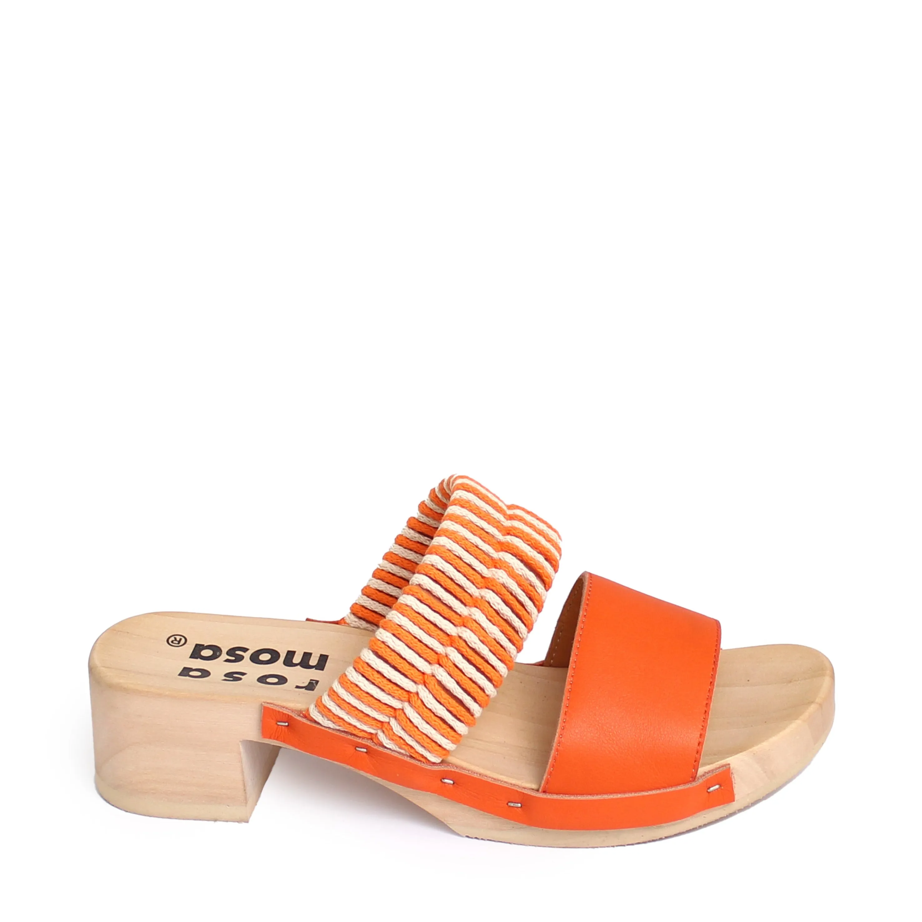 ROCCO KNOT SANDALS   ORANGE NATURAL