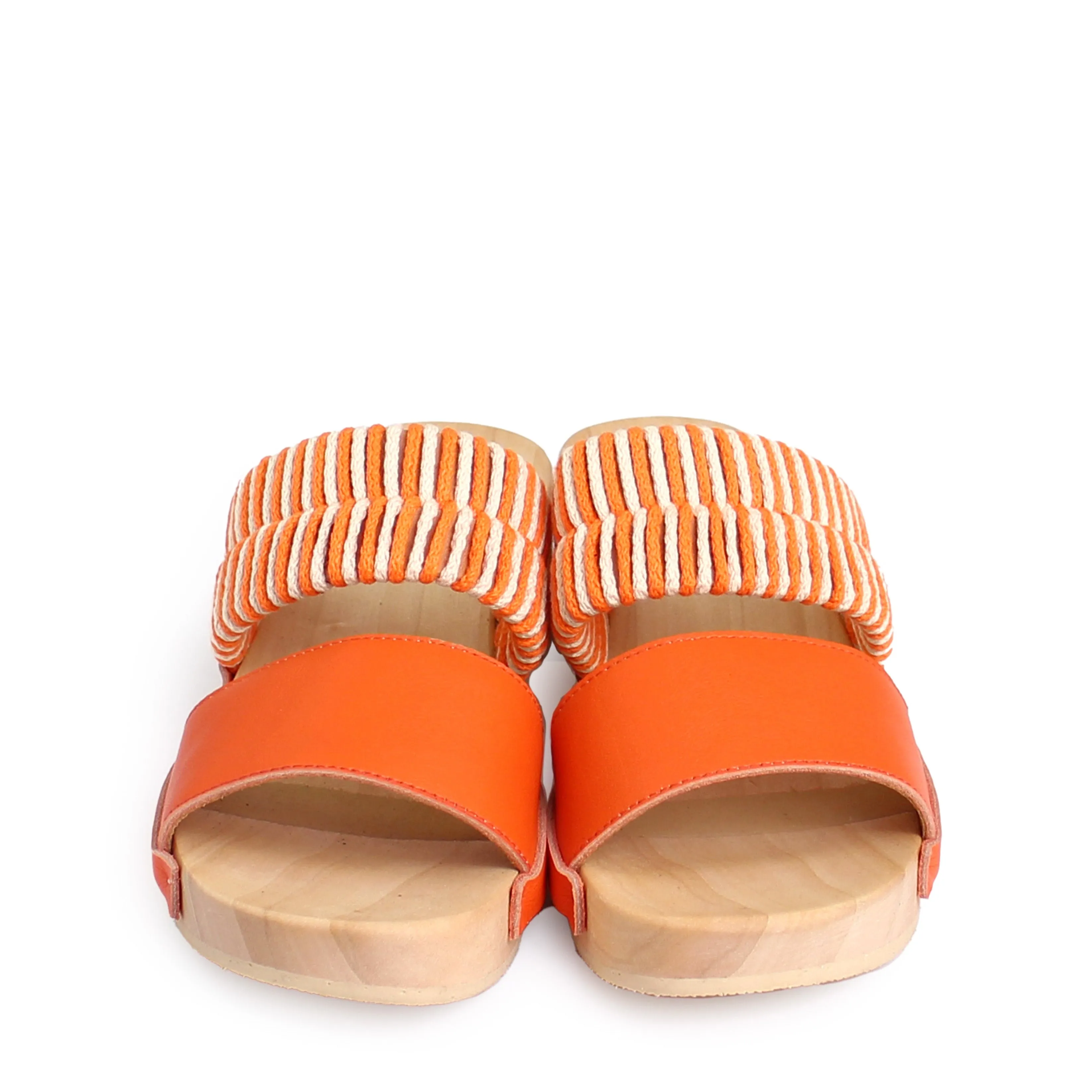ROCCO KNOT SANDALS   ORANGE NATURAL
