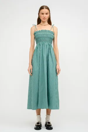 RUBY STRIPED MIDI DRESS