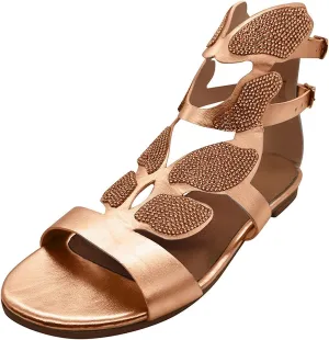 Summer Sandals For Women 2025,Women's Flat Sandals Rhinestone Dressy Open Toe Ankle Strap Comfortable Low Heel Vacation Sandal Casual Footwear Boho Sexy Beach Shoes for Oceanside Holiday Outdoor