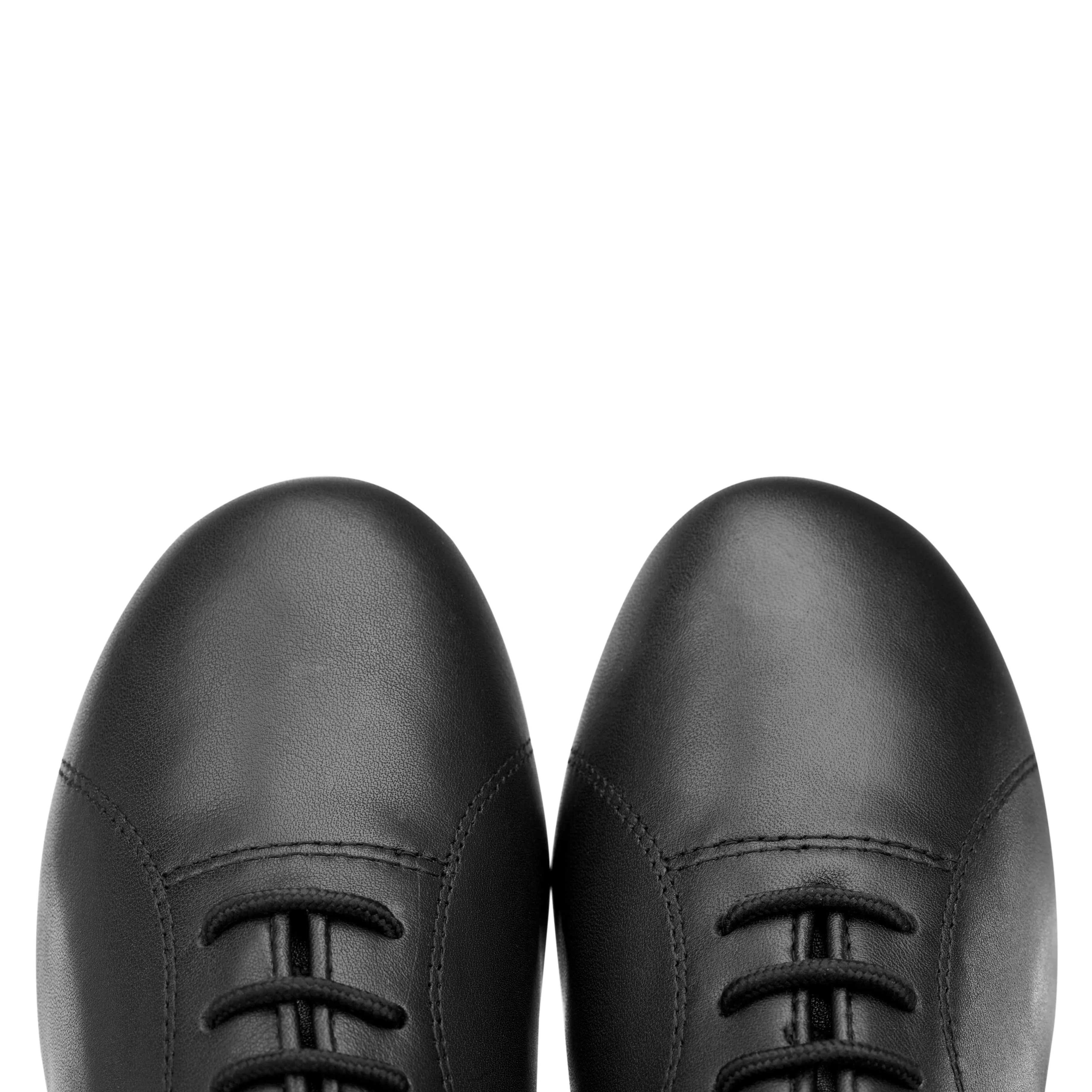 Supadance-Mens: S8500 | Malitowski Latin Shoe: Black Leather | 1.5'' Latin | MED