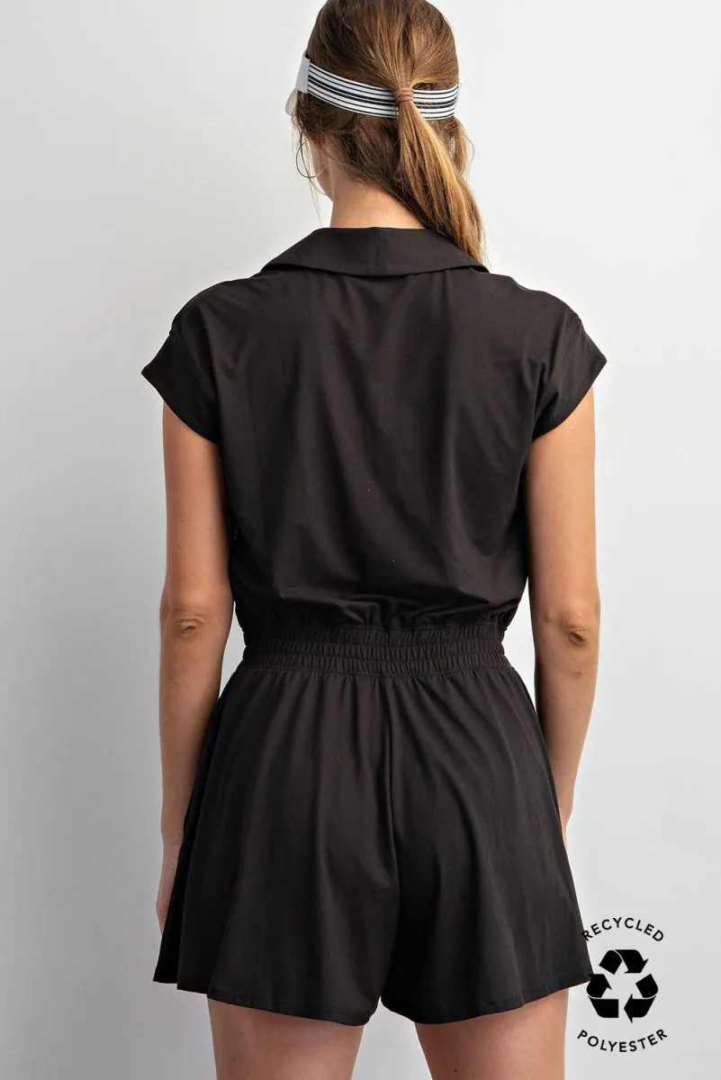 Top Pick Romper - Black