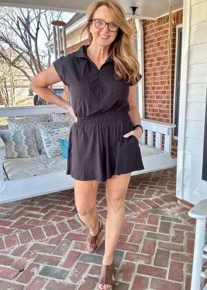 Top Pick Romper - Black